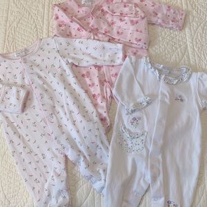 Kissy Kissy baby girl footies